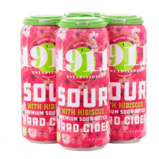 1911 Established - Sour Hibiscus Cider (4 pack 16oz cans) (4 pack 16oz cans)