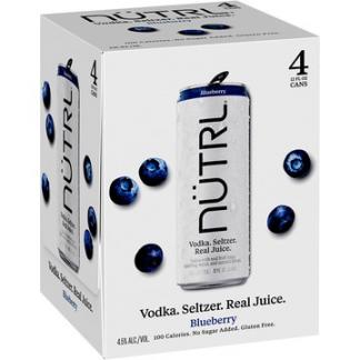Anheuser-Busch - Nutrl Blueberry (4 pack cans) (4 pack cans)