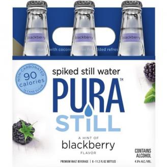 Pura Still - Blackberry Spiked Water (6 pack bottles) (6 pack bottles)