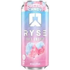 RYSE Up Supplements - Ryse Fuel Cotton Candy 16oz 12pk (12 pack 16oz cans) (12 pack 16oz cans)