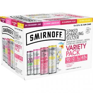 Smirnoff - Seltzer Variety (12 pack cans) (12 pack cans)