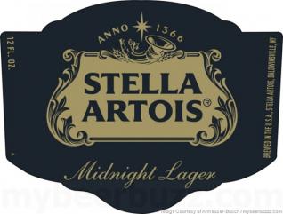 Stella Artois Brewery - Midnight Lager (6 pack bottles) (6 pack bottles)