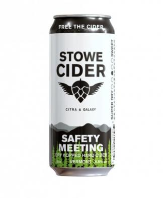 Stowe Cider - Safety Meeting Dry Hopped Cider (4 pack 16oz cans) (4 pack 16oz cans)