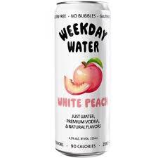 Weekday White Peach 355ml Can (4 pack 355ml cans) (4 pack 355ml cans)